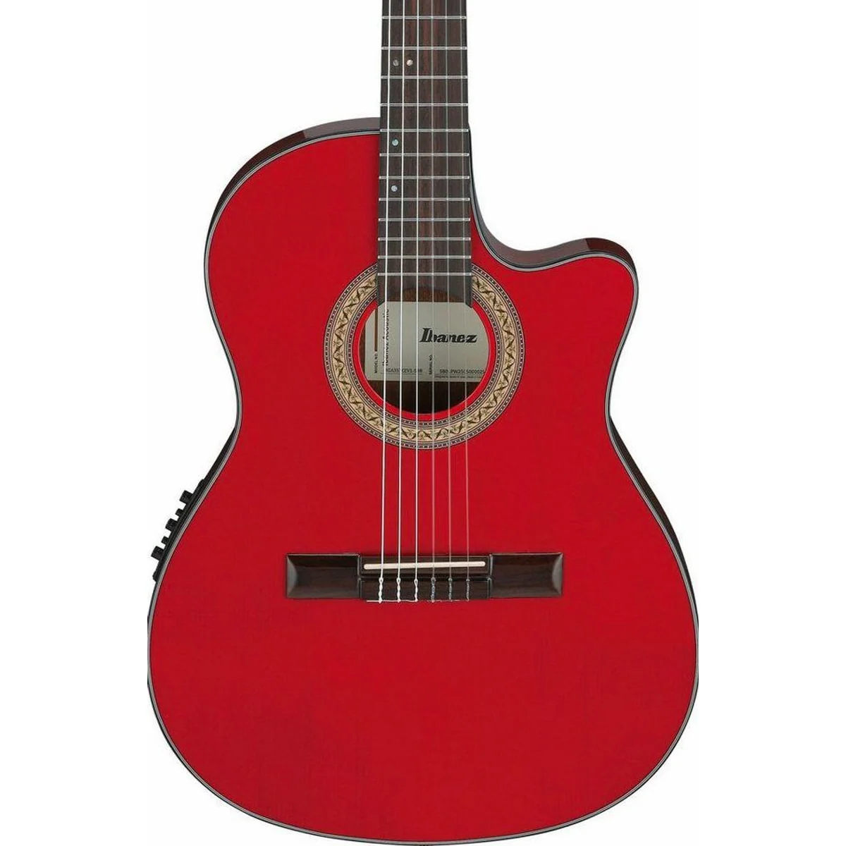 Ibanez GA35TCE-SRR Thinline-Konzertgitarre, komfortable Bauweise, integrierte Elektronik 3