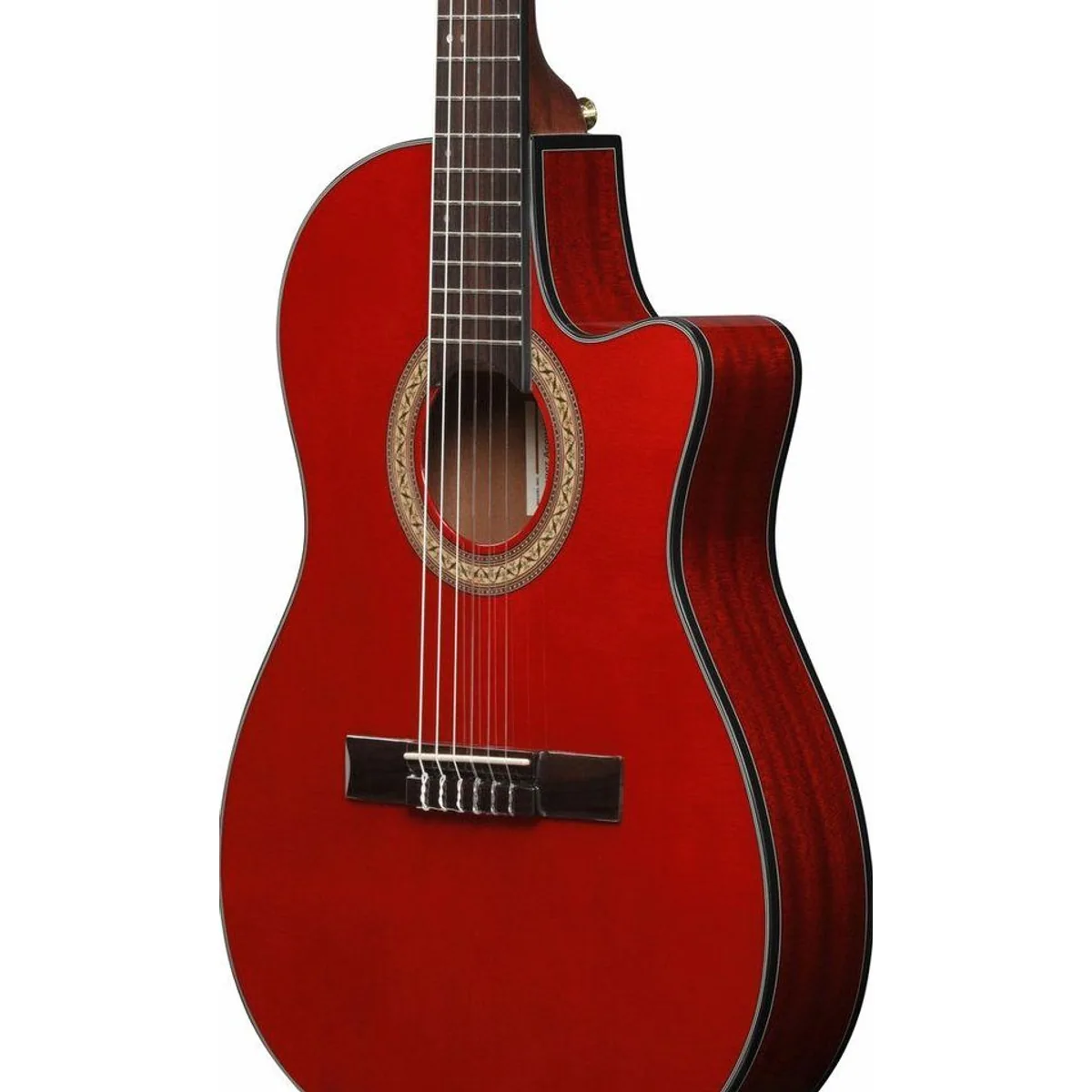Ibanez GA35TCE-SRR Thinline-Konzertgitarre, komfortable Bauweise, integrierte Elektronik 5