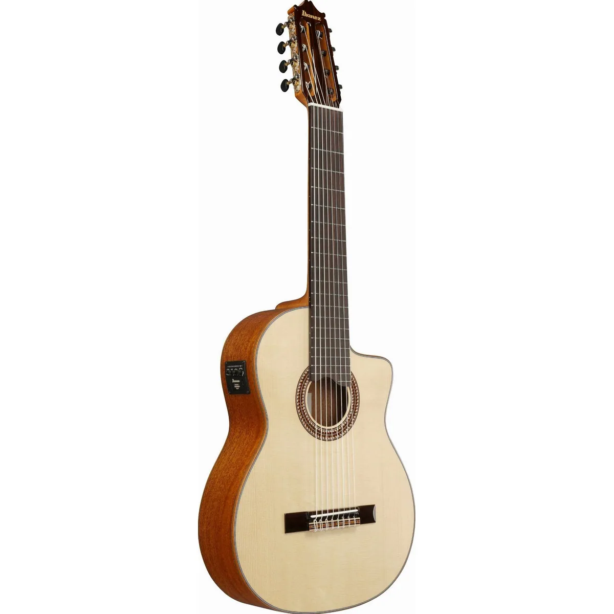 Ibanez GA3008CE-NT 8-String Konzertgitarre, erweiterter Klang, Cutaway, Elektronik 2