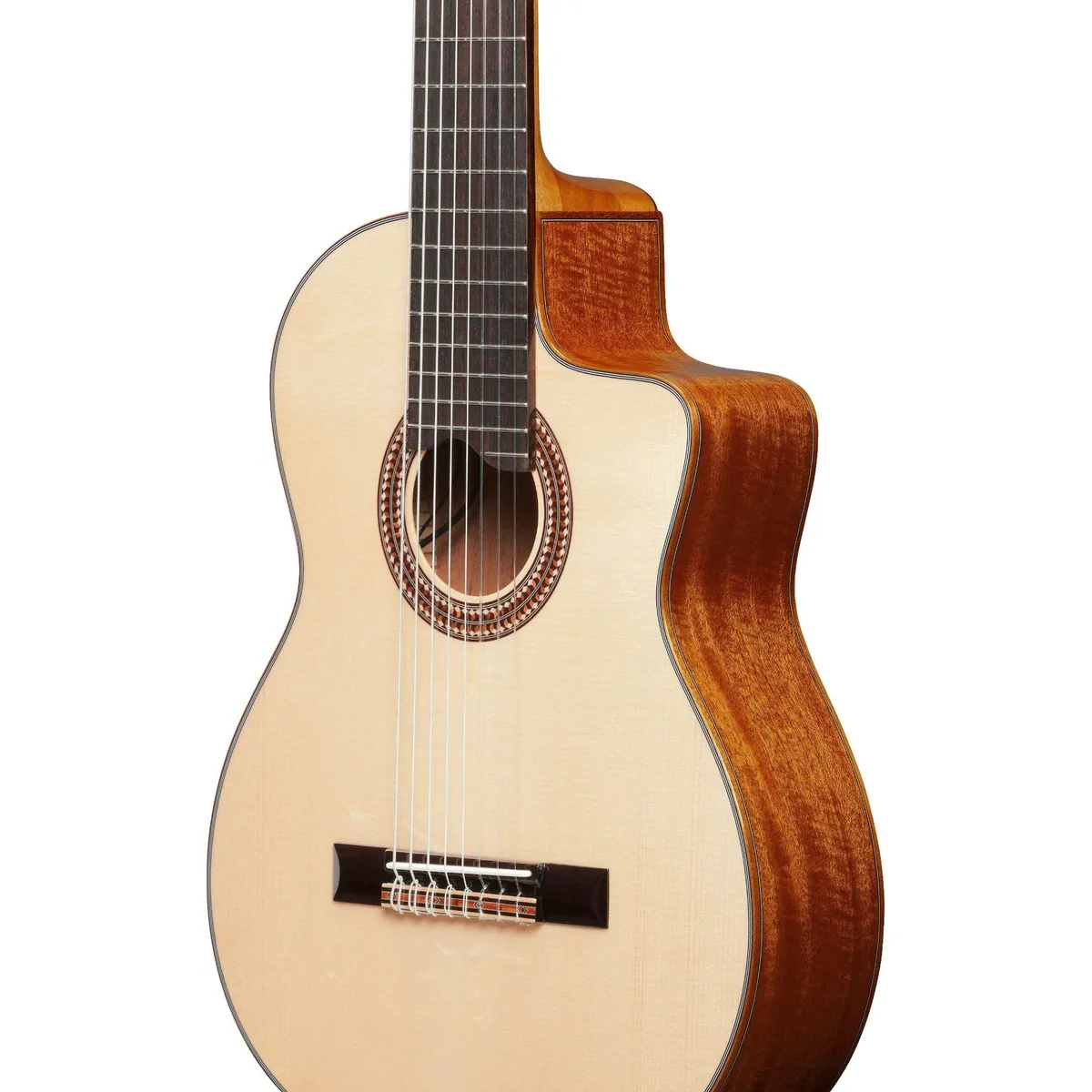 Ibanez GA3008CE-NT 8-String Konzertgitarre, erweiterter Klang, Cutaway, Elektronik 5