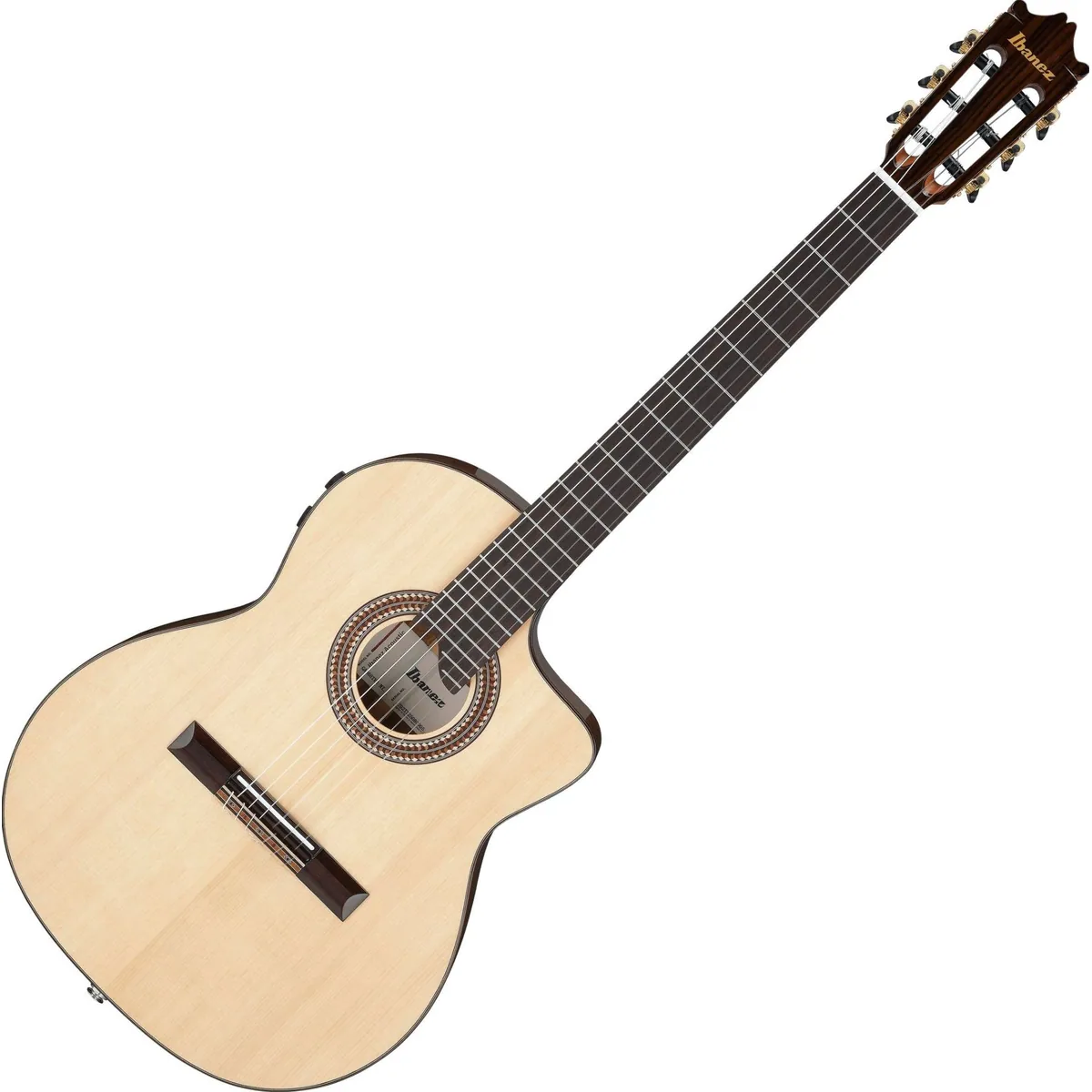 Ibanez GA360TCE-NT Thinline-Konzertgitarre, klare Klangentfaltung, komfortabler Cutaway, flexible Elektronik
