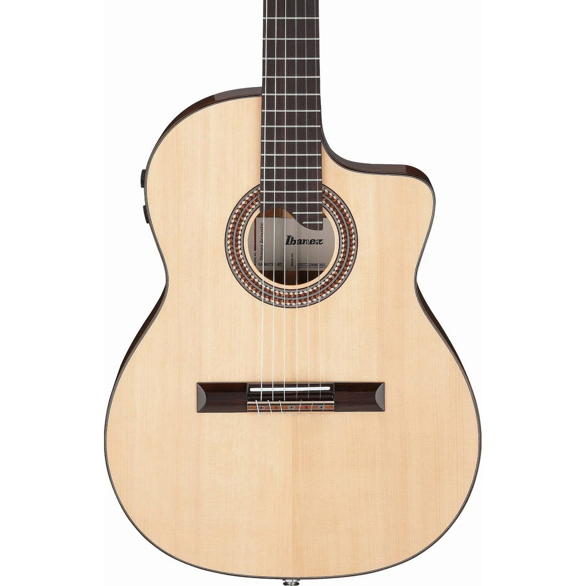 Ibanez GA360TCE-NT Thinline-Konzertgitarre, klare Klangentfaltung, komfortabler Cutaway, flexible Elektronik 5