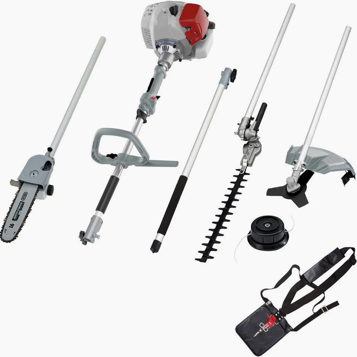 ikra Garten-Multifunktionsgerät IBKH 33-1, 4in1 Funktionen, leistungsstarker 2-Takt-Motor