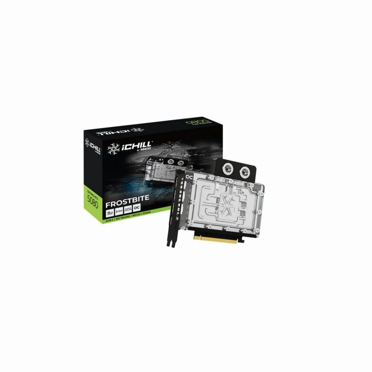 Inno3D GeForce RTX 5080 FROSTBITE Grafikkarte, hohe Leistung, fortschrittliche Kühlung, optimierte Gaming-Performance
