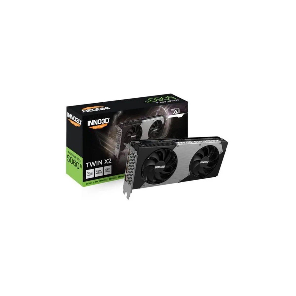 Inno3D GeForce RTX 5060 Ti TWIN X2, hohe Grafikleistung, effiziente Kühlung, vielseitige Anwendbarkeit