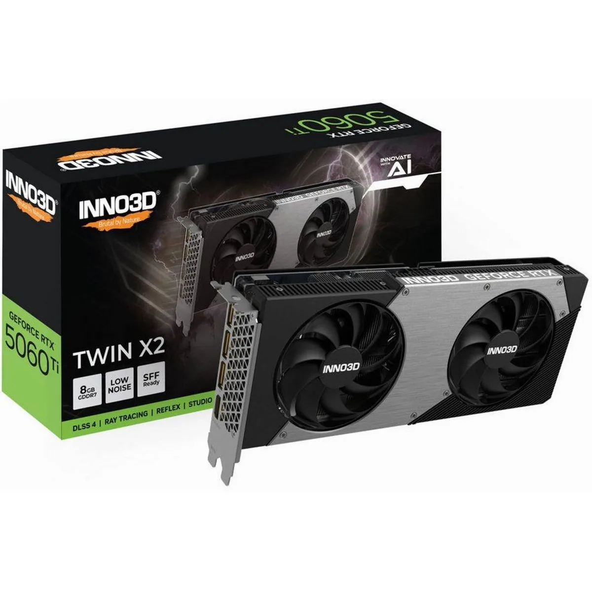 Inno3D GeForce RTX 5060 Ti TWIN X2, hohe Grafikleistung, effiziente Kühlung, moderne Raytracing-Technologie