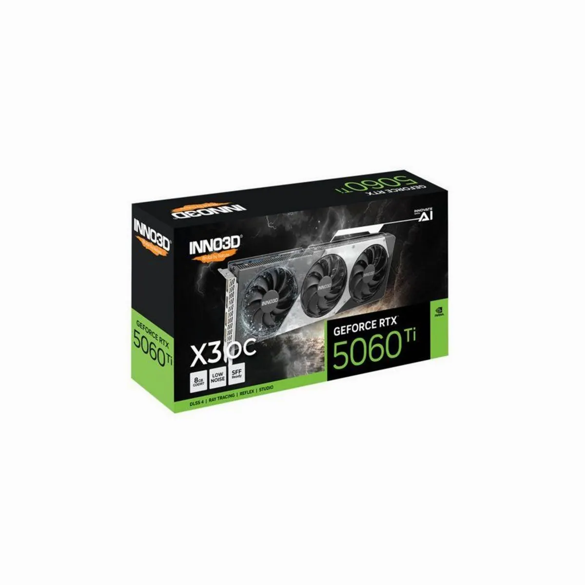 Inno3D GeForce RTX 5060 Ti X3 OC, hohe Grafikleistung, verbesserte Kühlung, optimierte Gaming-Performance 3