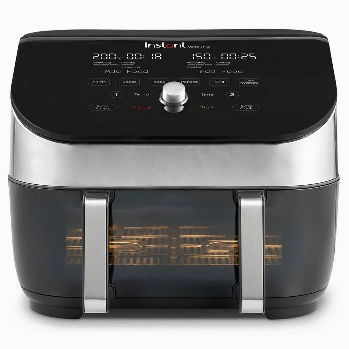 Instant Pot Vortex Plus VersaZone Airfryer, 8in1 mit XXL-Korb – vielseitig, leistungsstark, benutzerfreundlich