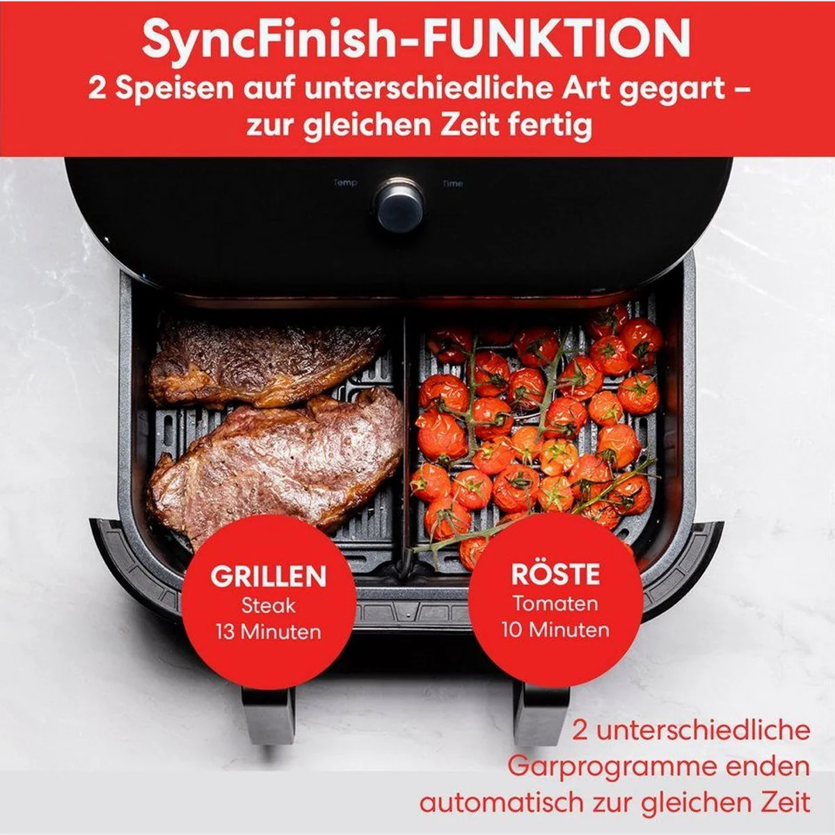 Instant Pot Vortex Plus VersaZone Airfryer, 8in1 mit XXL-Korb – vielseitig, leistungsstark, benutzerfreundlich 5