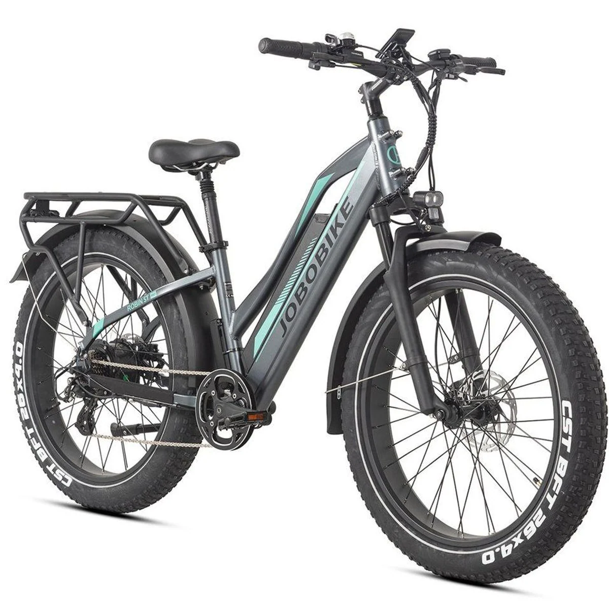JOBOBIKE E-Bike Mountainbike, 180km Reichweite, 250W Motor, 7-Gang Shimano
