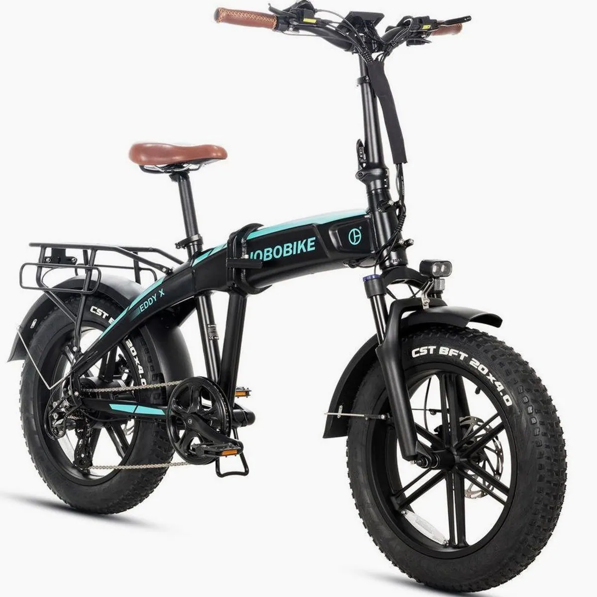 JOBOBIKE E-Bike Mountainbike, 120 km Reichweite, 5 Stufen Tretunterstützung, Faltbar