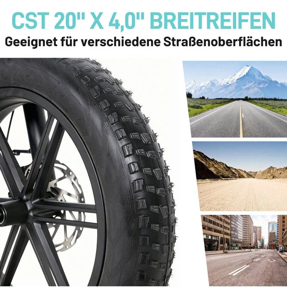 JOBOBIKE E-Bike Mountainbike, 120 km Reichweite, 5 Stufen Tretunterstützung, Faltbar 2