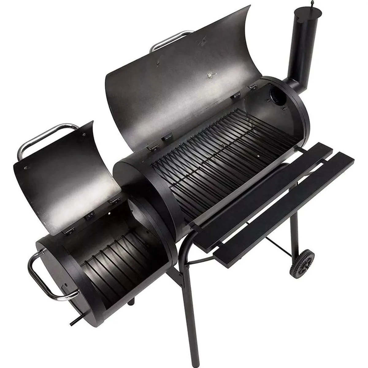 JUNG Holzkohlegrill 54 cm, vielseitig für Smoken und Grillen 2