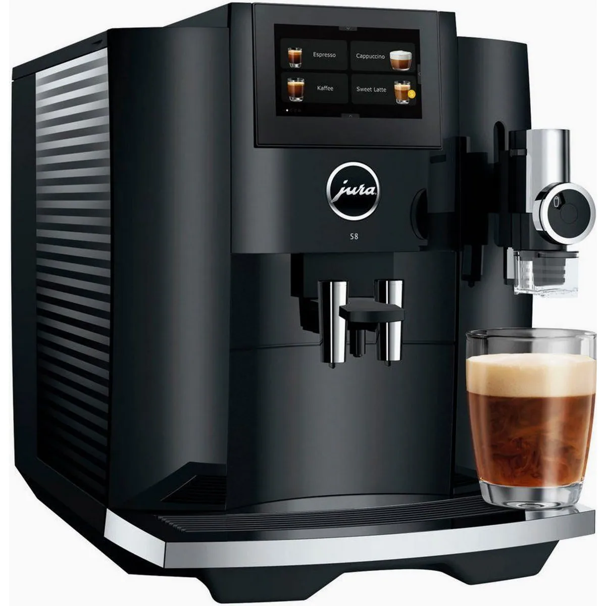 JURA S8 Kaffeevollautomat, 27 Spezialitäten, Touch-Bedienung, elegantes Design 2