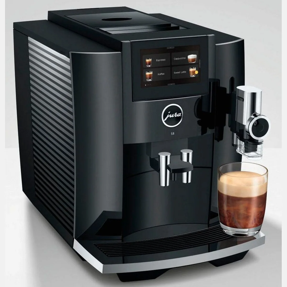 JURA S8 Kaffeevollautomat, 27 Spezialitäten, Touch-Bedienung, elegantes Design 4