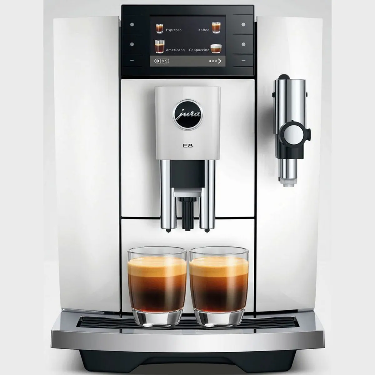JURA E8 Kaffeevollautomat, 27 Spezialitäten, WiFi-fähig, Hot & Light Brew 4