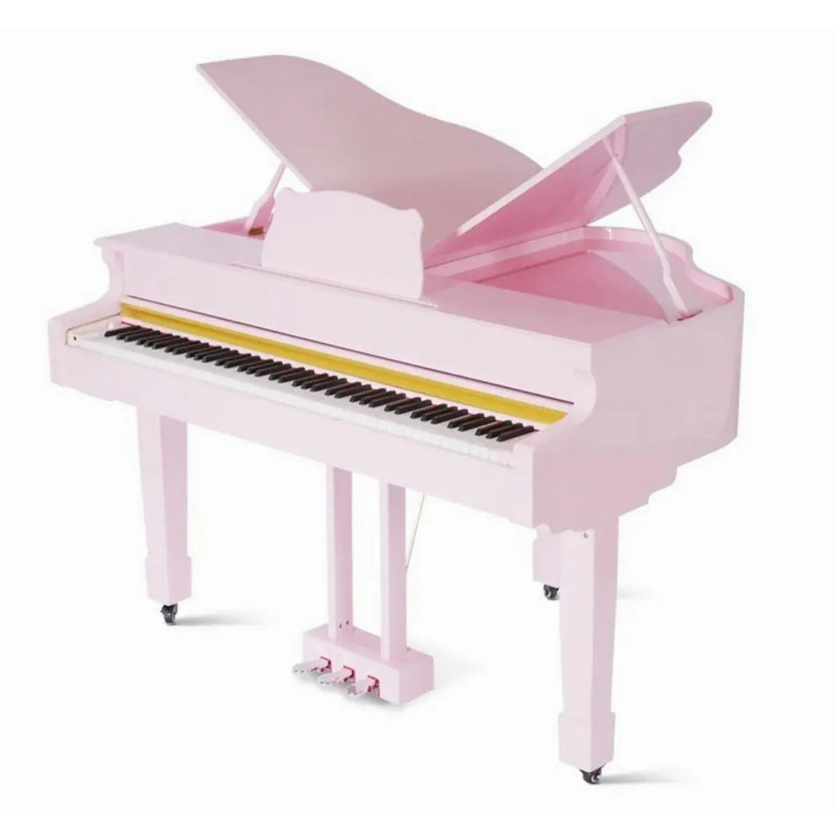 JVmoebel Flügel Klavier, elegantes Hochglanz-Design, vielseitige Funktionen