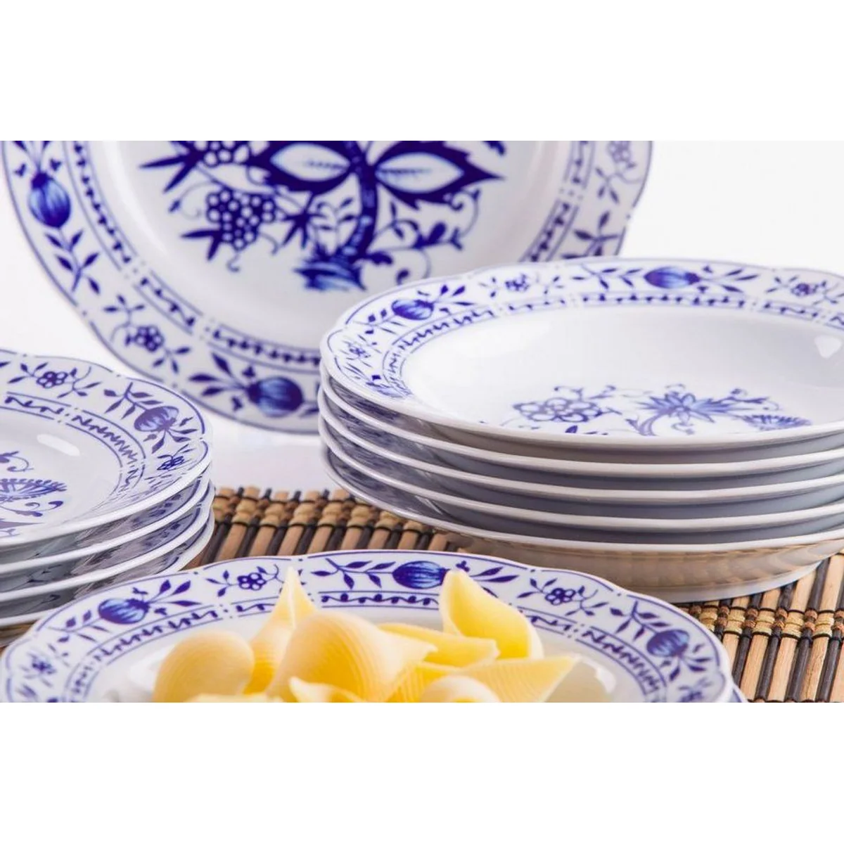 KAHLA Tafelservice Zwiebelmuster, 12-teilig, für 6 Personen, Porzellan, Made in Germany 4