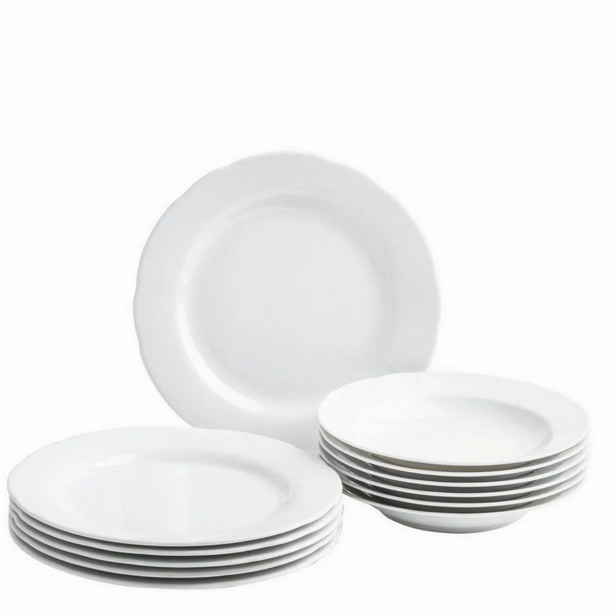 KAHLA Rossella Tafelservice 12tlg., für 6 Personen, elegantes Porzellan
