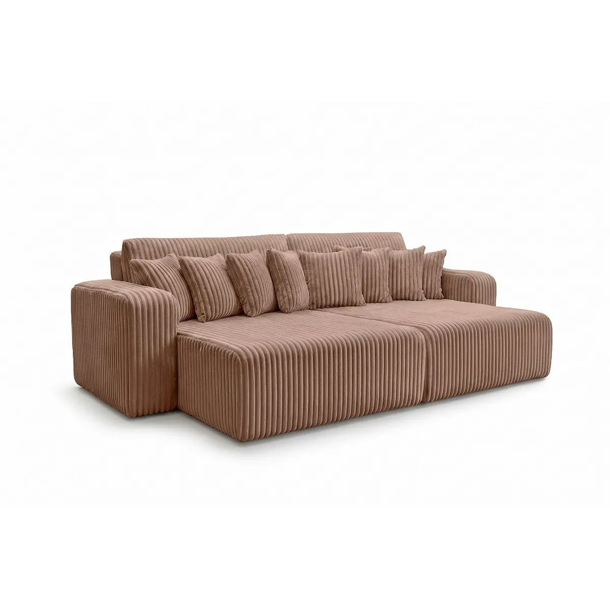 Kaiser Möbel PIANO DOUBLE Schlafsofa, große Liegefläche, Cordstoff Tilia, hoher Komfort 2