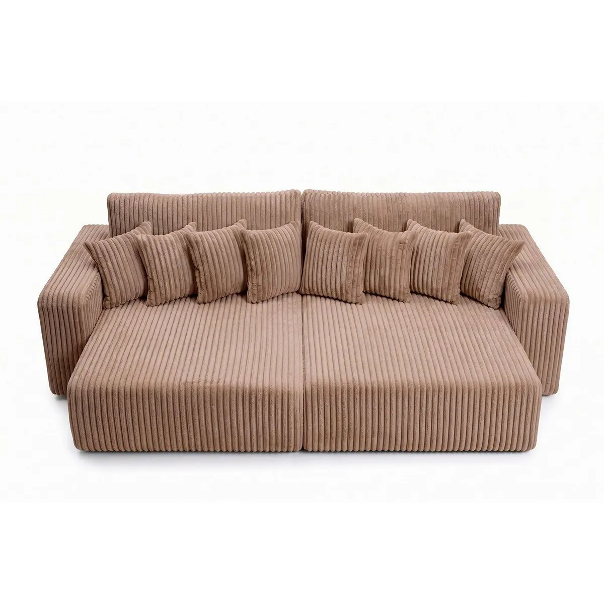Kaiser Möbel PIANO DOUBLE Schlafsofa, große Liegefläche, Cordstoff Tilia, hoher Komfort 4