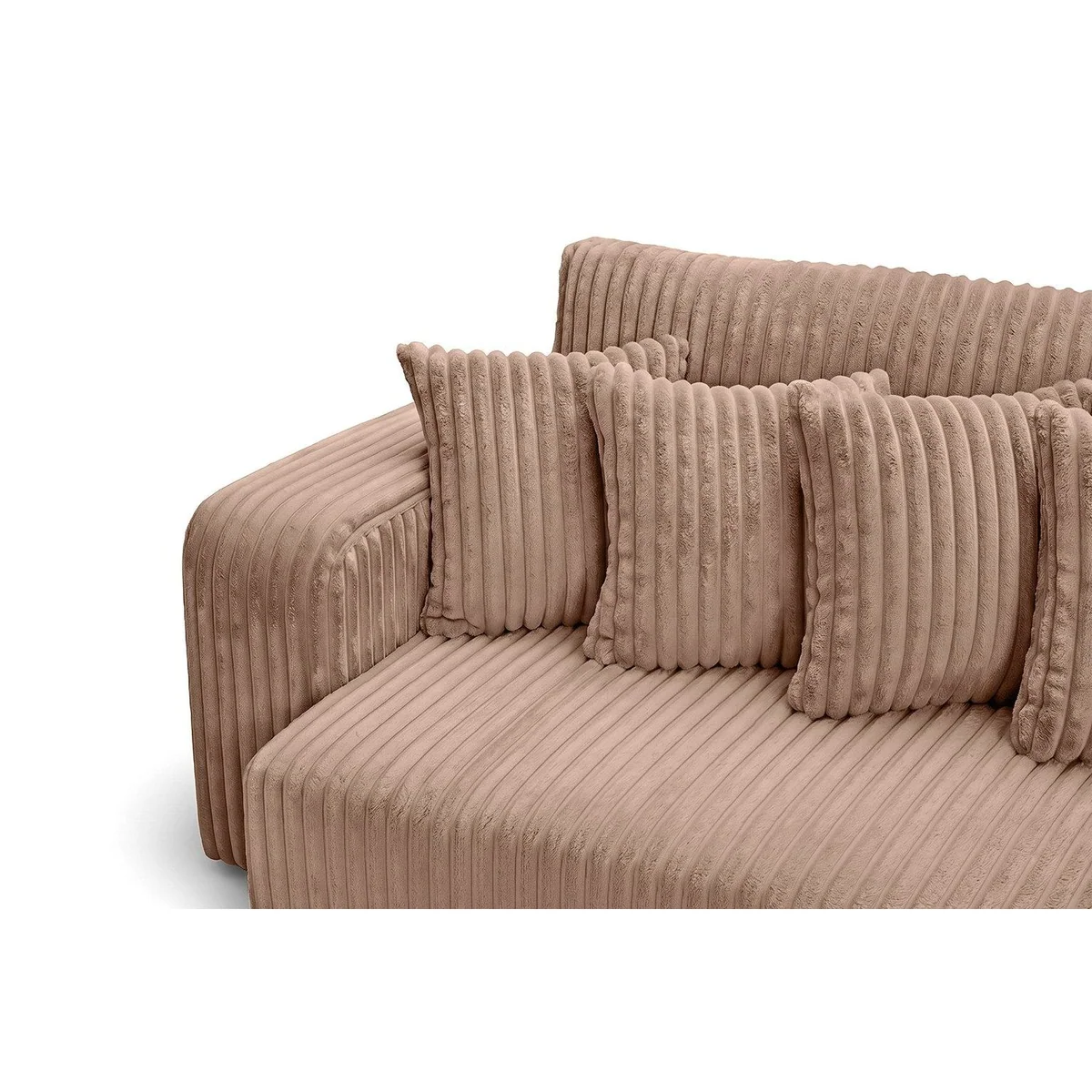 Kaiser Möbel PIANO DOUBLE Schlafsofa, große Liegefläche, Cordstoff Tilia, hoher Komfort 5