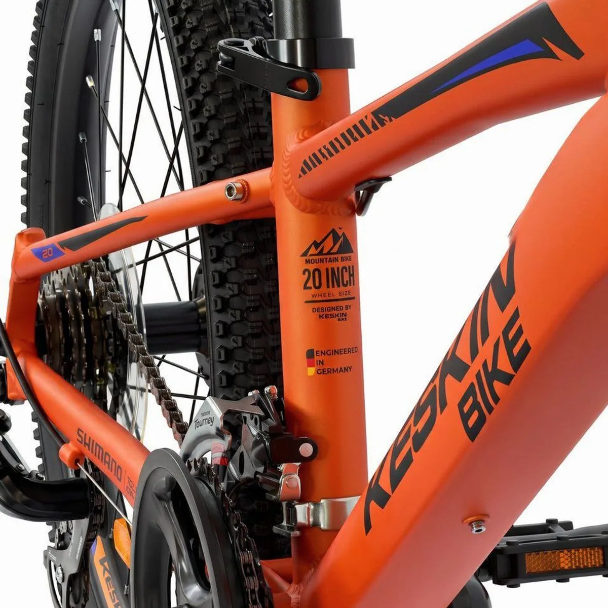 Keskin eBike MTB1 Kinderfahrrad, leichter Aluminium-Rahmen, 21 Gang Kettenschaltung 4