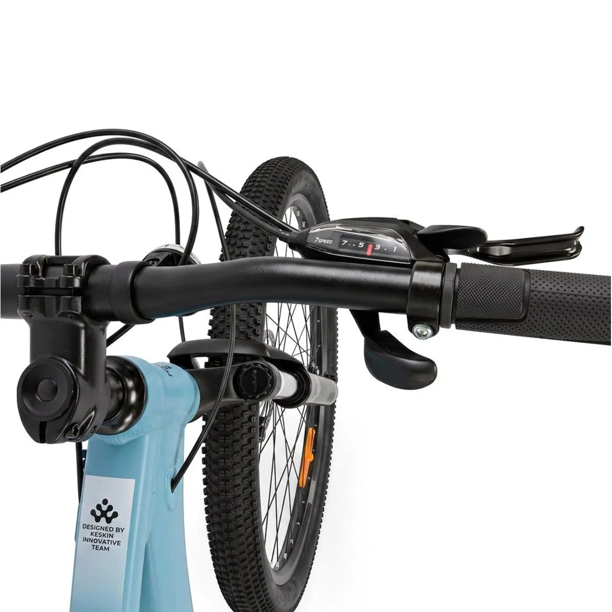 Keskin eBike MTB1, 29 Zoll, 21 Gang Shimano Schaltwerk, Aluminiumrahmen, mechanische Scheibenbremsen 3