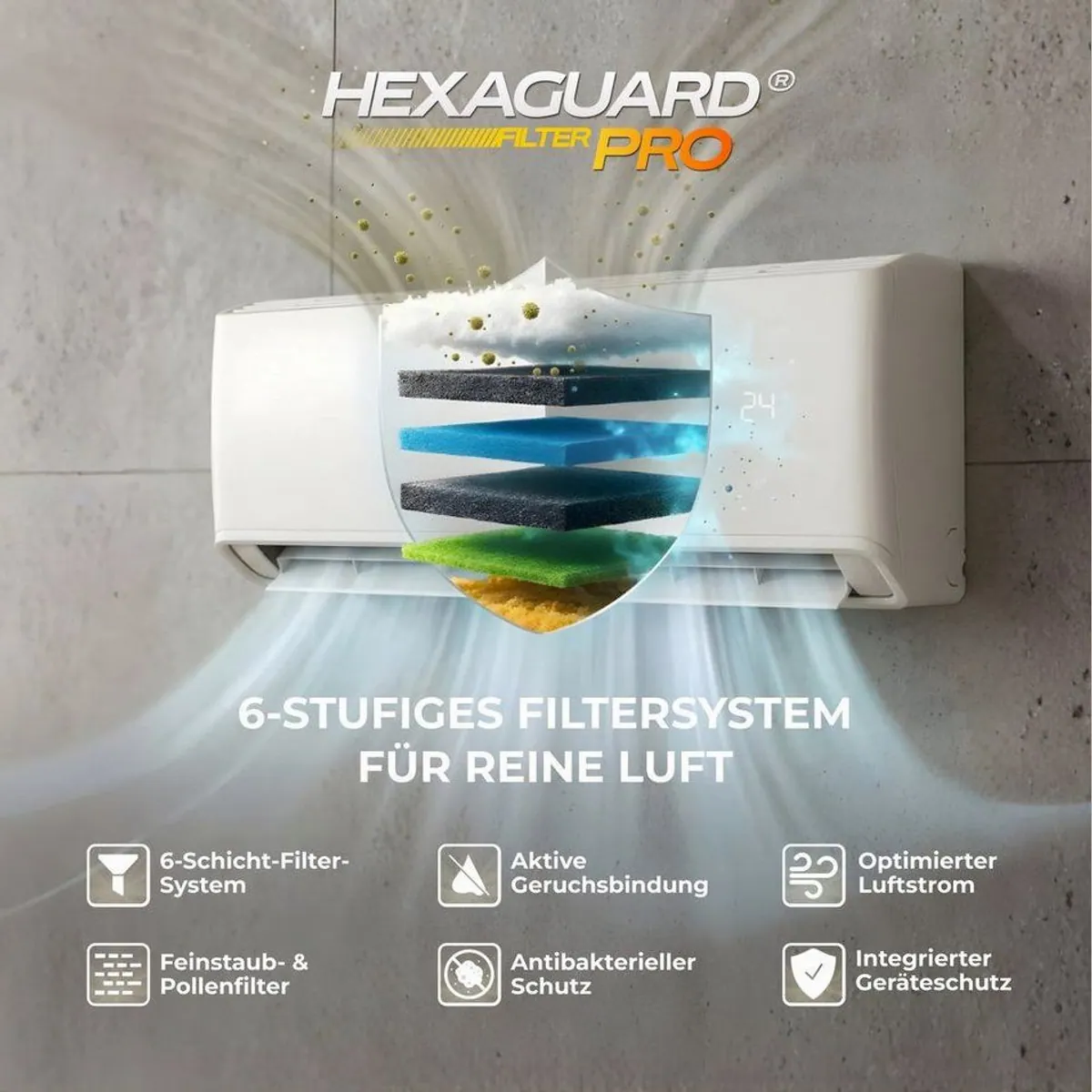 Kältebringer Split-Klimagerät R290, 9.000 BTU, leise & energieeffizient 5
