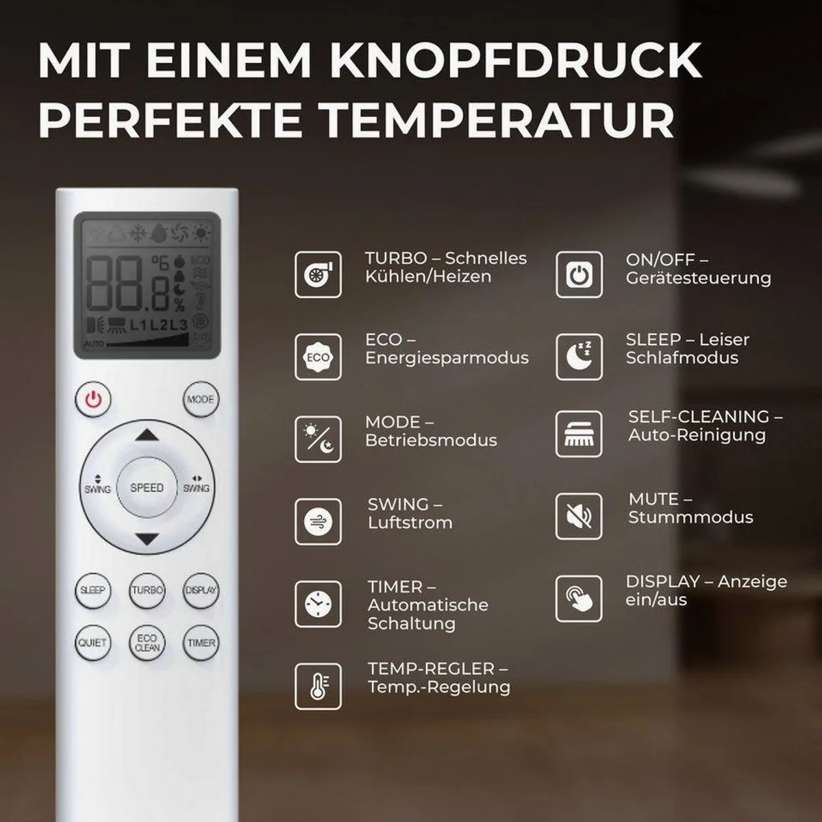 Kältebringer Split-Klimagerät R290, Kühlen & Heizen, A+++, 12.000 BTU 4
