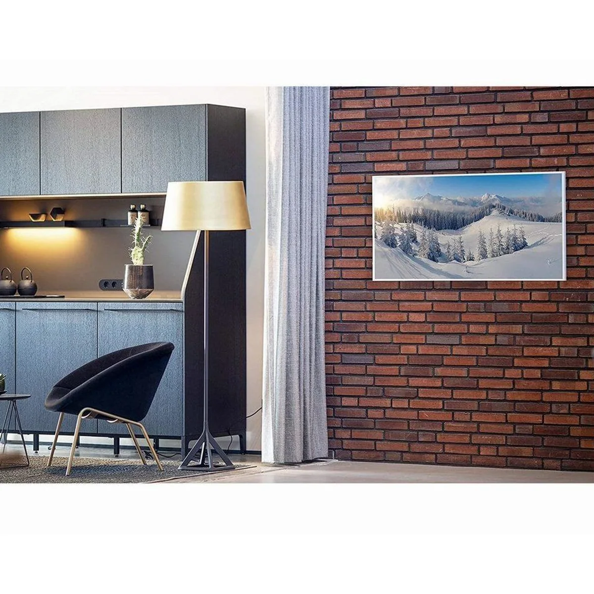 Könighaus Infrarotheizung Panorama 1000W, Smart Home fähig, Ultra HD Bilddruck 2