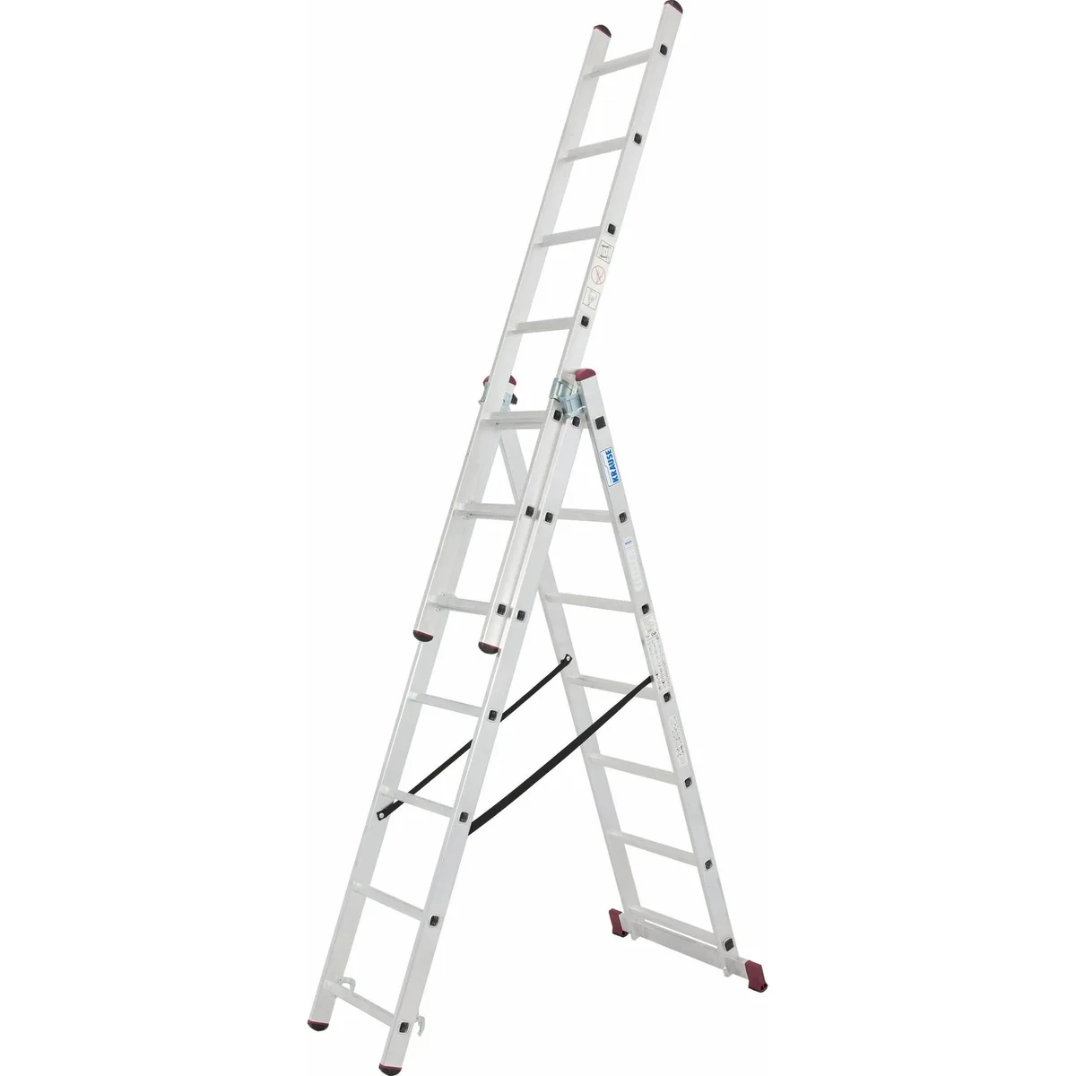 KRAUSE Vielzweckleiter Corda, vielseitig einsetzbar, stabil und platzsparend 5