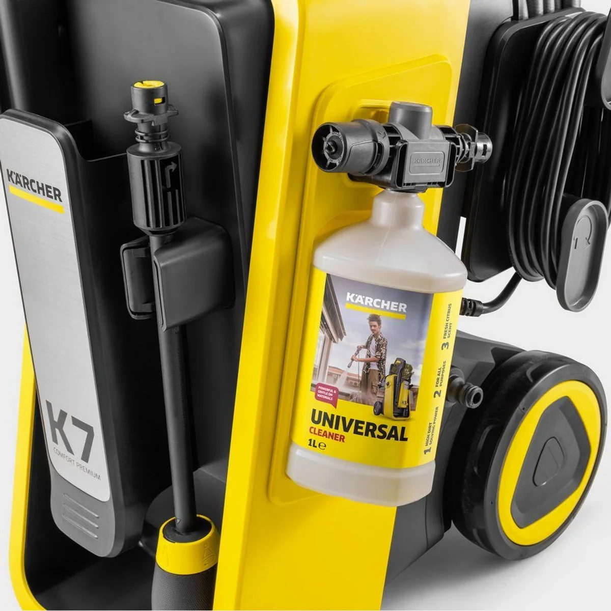 KÄRCHER Hochdruckreiniger K 7 Comfort Premium Home, 180 bar, 600 l/h Fördermenge, 4-in-1-Multi Jet-Strahlrohr 4