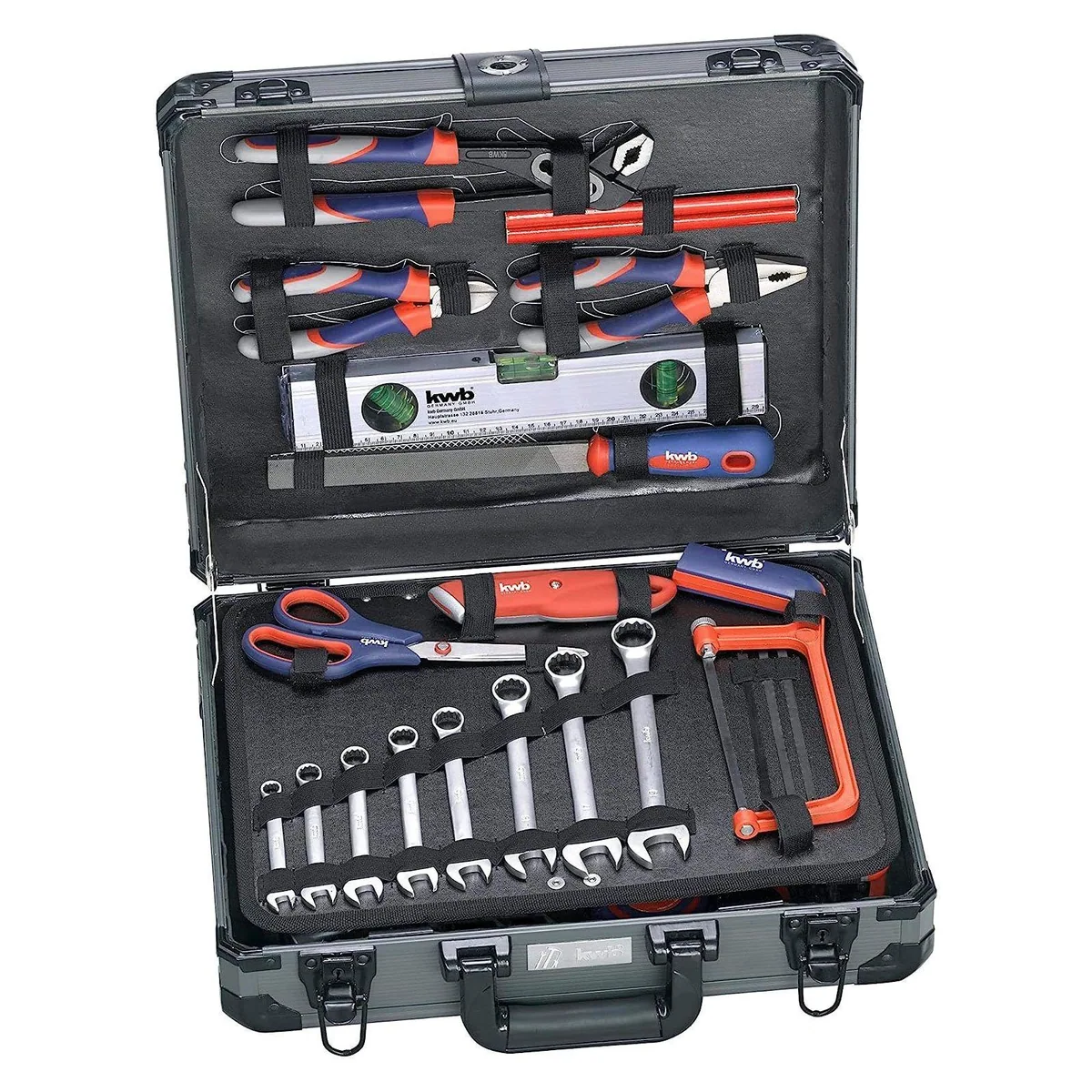 kwb Werkzeugkoffer 99-teilig, robust, mobil, vielseitig einsetzbar 2