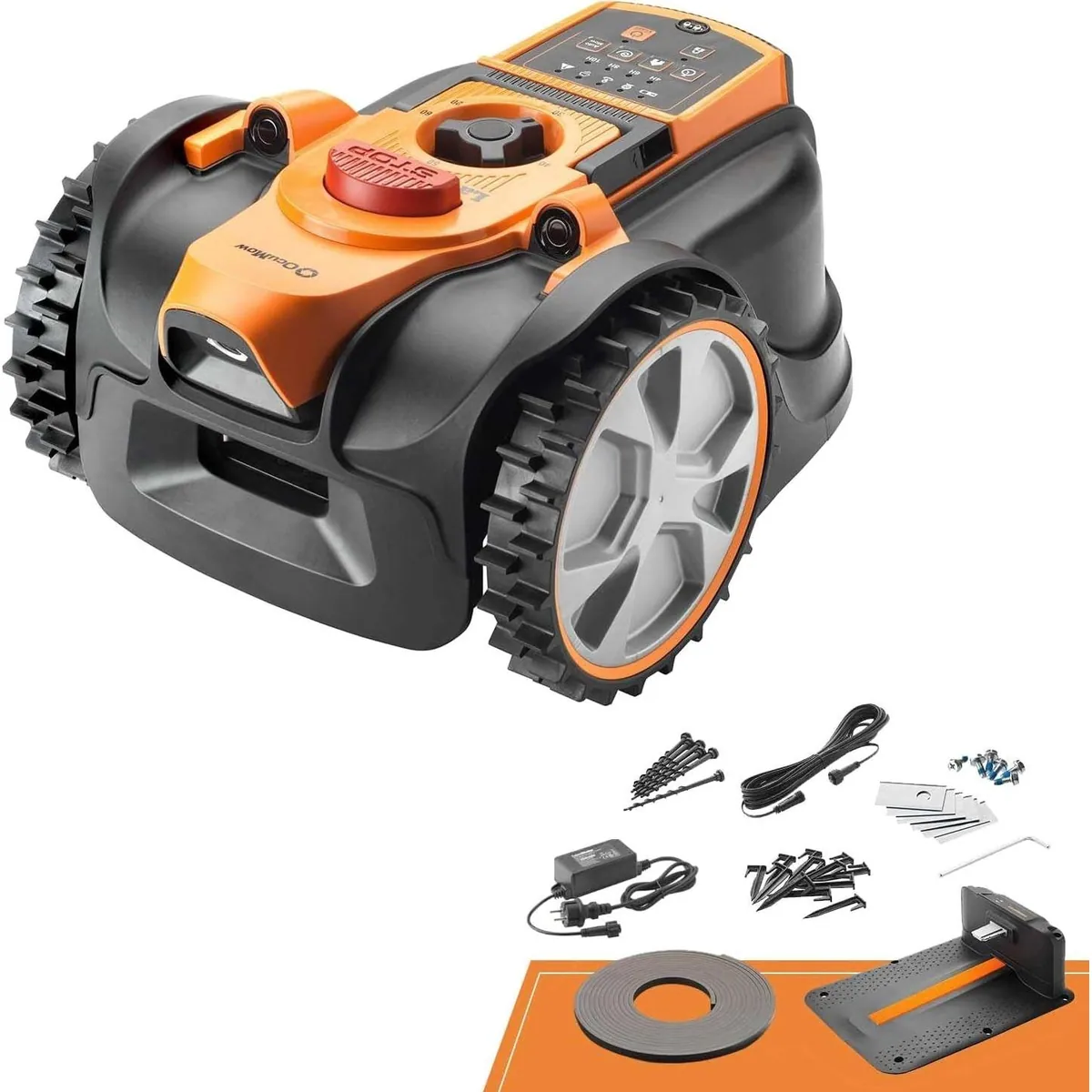 Lawnmaster OcuMow16 Rasenmähroboter, kabelloses Mähen, intelligente Navigation, für Gärten bis 300 m²