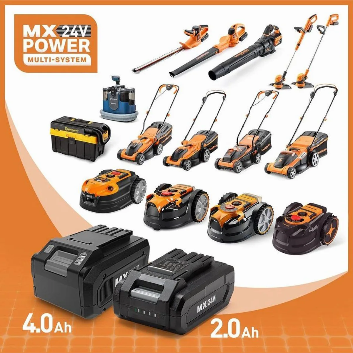 Lawnmaster OcuMow 18, Rasenmähroboter ohne Begrenzungskabel, WiFi & Bluetooth, Hindernisvermeidung 5