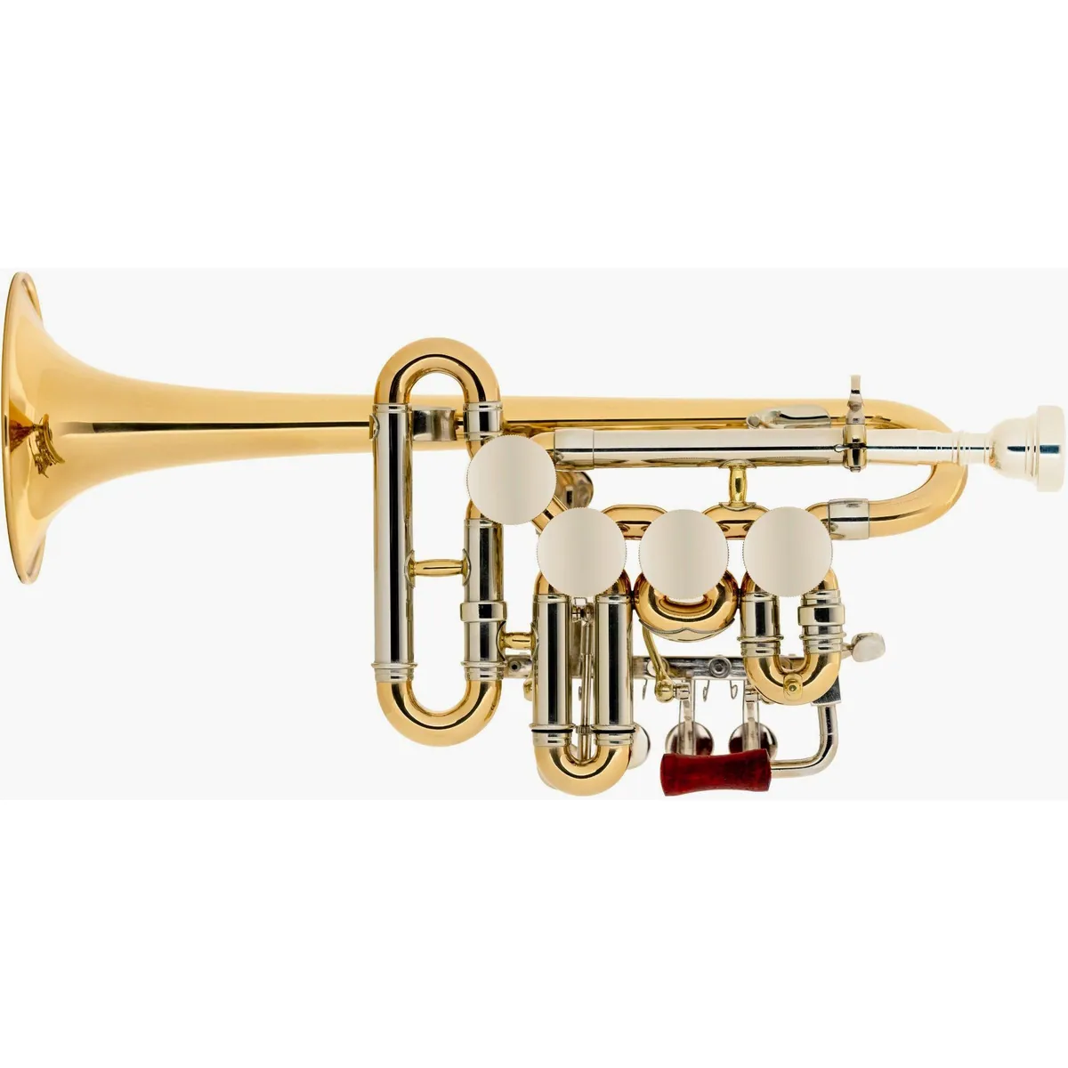 Lechgold PT-25/4L Bb/A-Piccolotrompete, präzise Ventiltechnik, ergonomische Handhabung 2