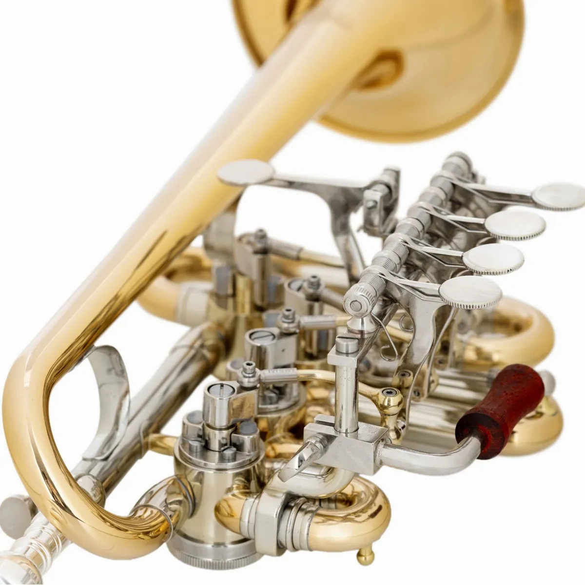 Lechgold PT-25/4L Bb/A-Piccolotrompete, präzise Ventiltechnik, ergonomische Handhabung 3