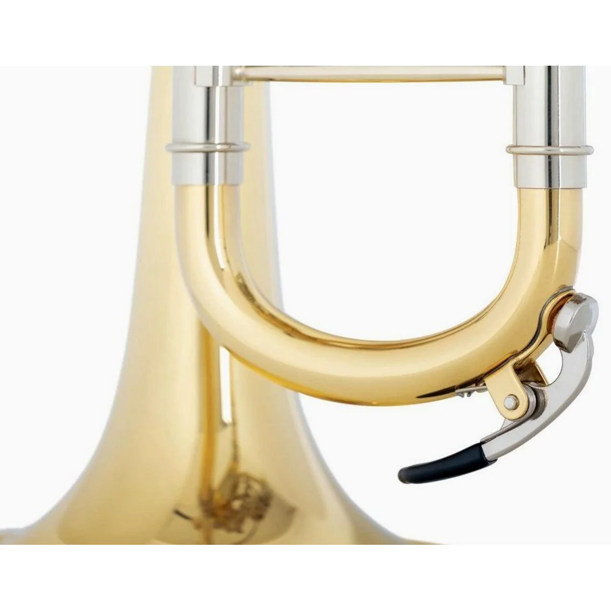 Lechgold Piccolo-Trompete PT-21/4L, 4 Mundrohre, ergonomische Daumenstütze, Messing — ideal für passionierte Bläser 5