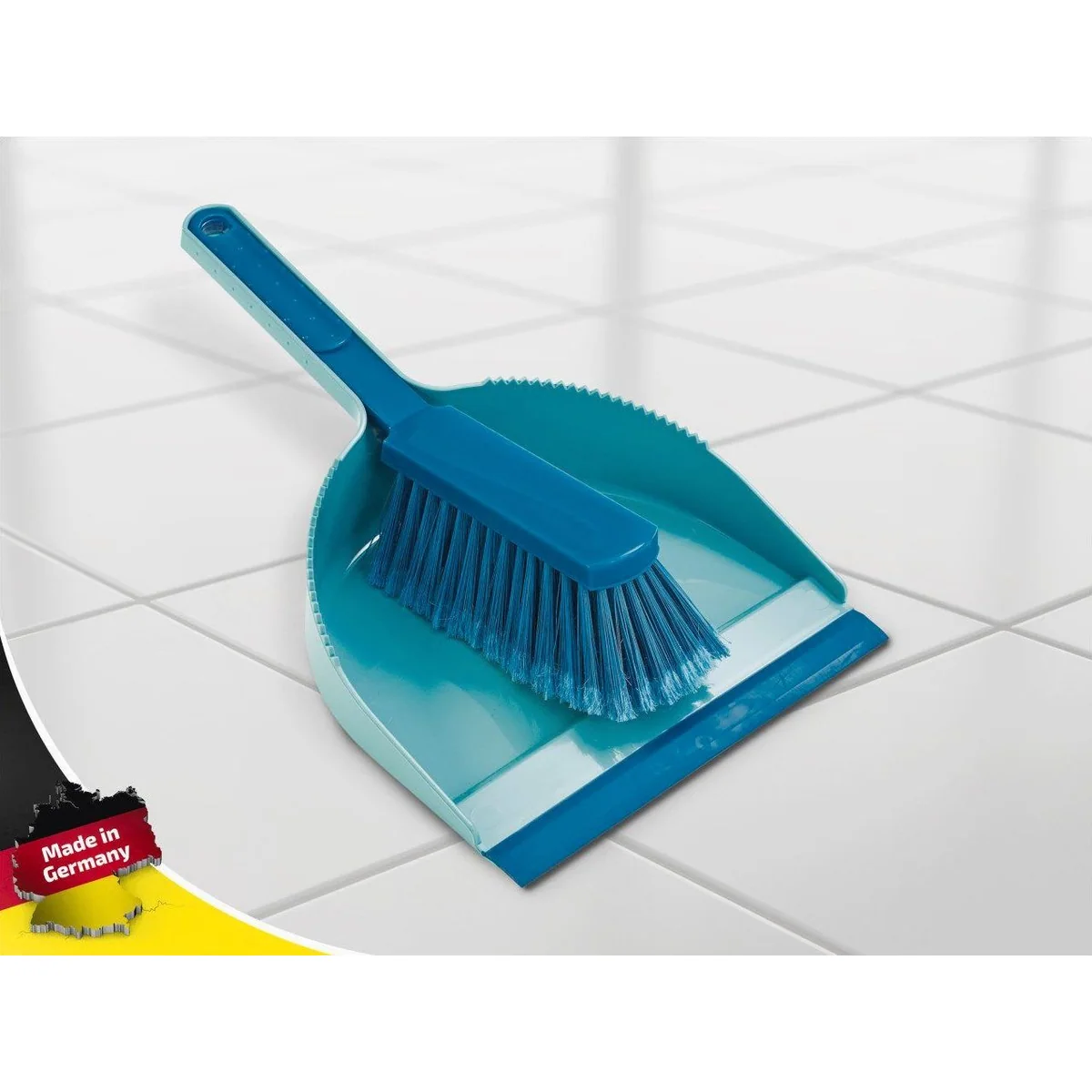 Leifheit Handkehrset Classic 23 cm, effektive Schmutzaufnahme, extra lange Gummilippe 2