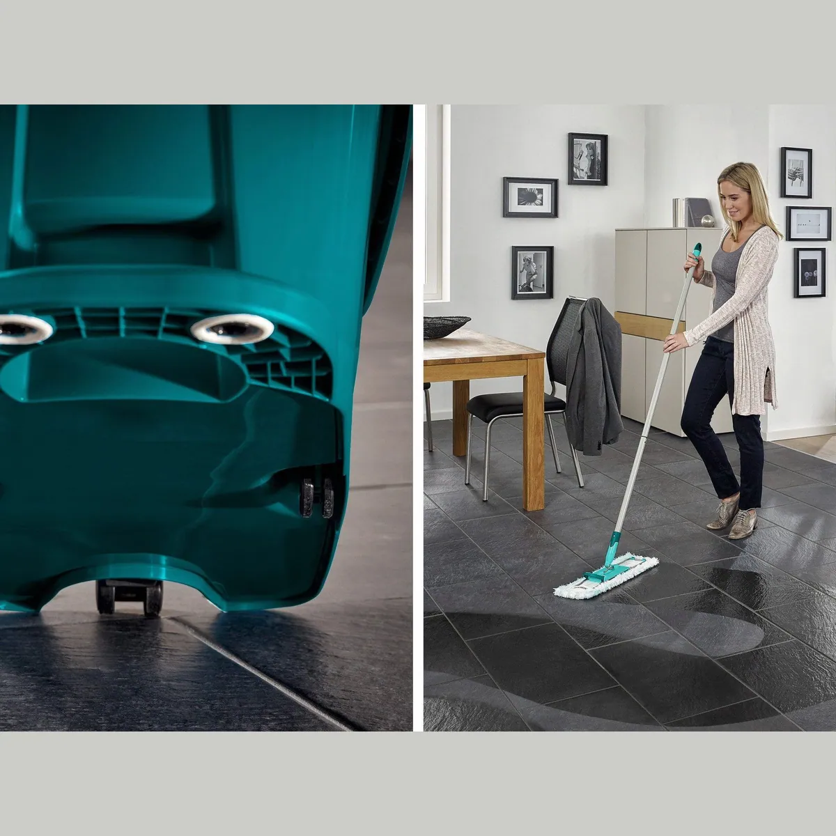 Leifheit Profi XL Mobile Bodenwischer-Set, 360° Drehgelenk, 42 cm Wischbreite 5