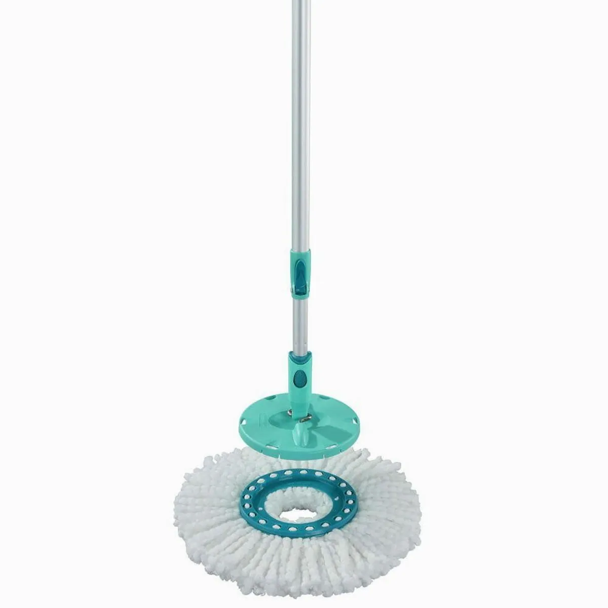 Leifheit Rotation Disc Mop Ergo, Teleskopstiel, 360° Gelenk, 6 L Eimer 2