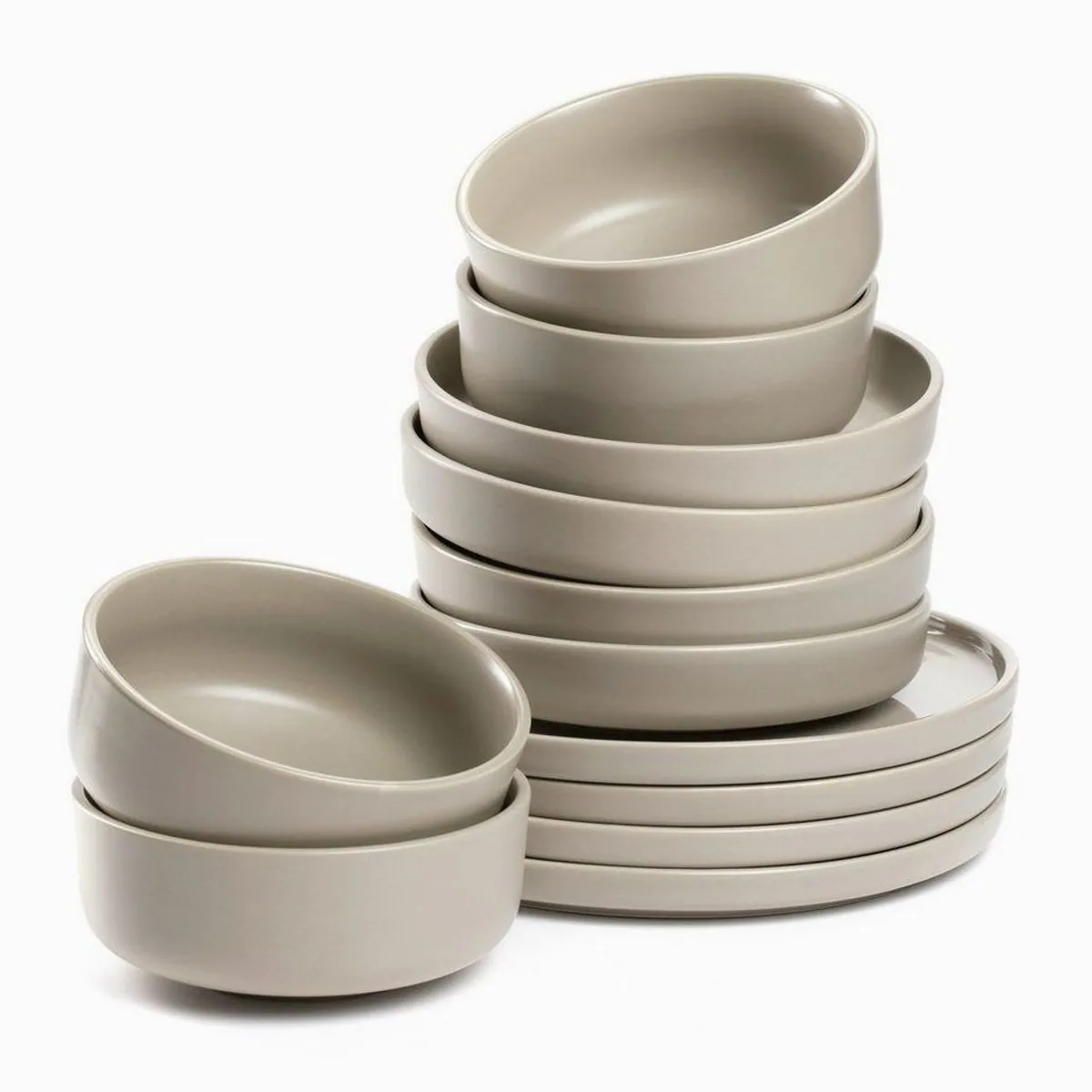 Leonardo Geschirr-Set ROMA, 12-teilig, für 4 Personen, spülmaschinengeeignet
