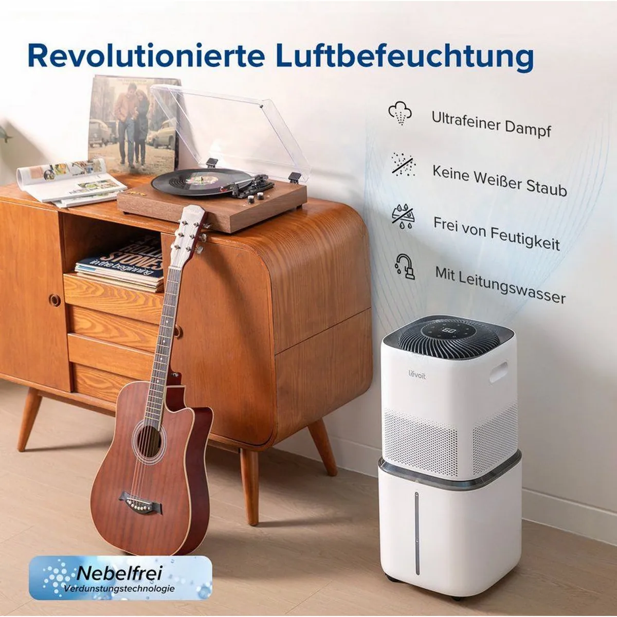 Levoit Superior 6000S Luftbefeuchter, 3 Geschwindigkeiten, Smart-App, 22,7 l Wassertank 3