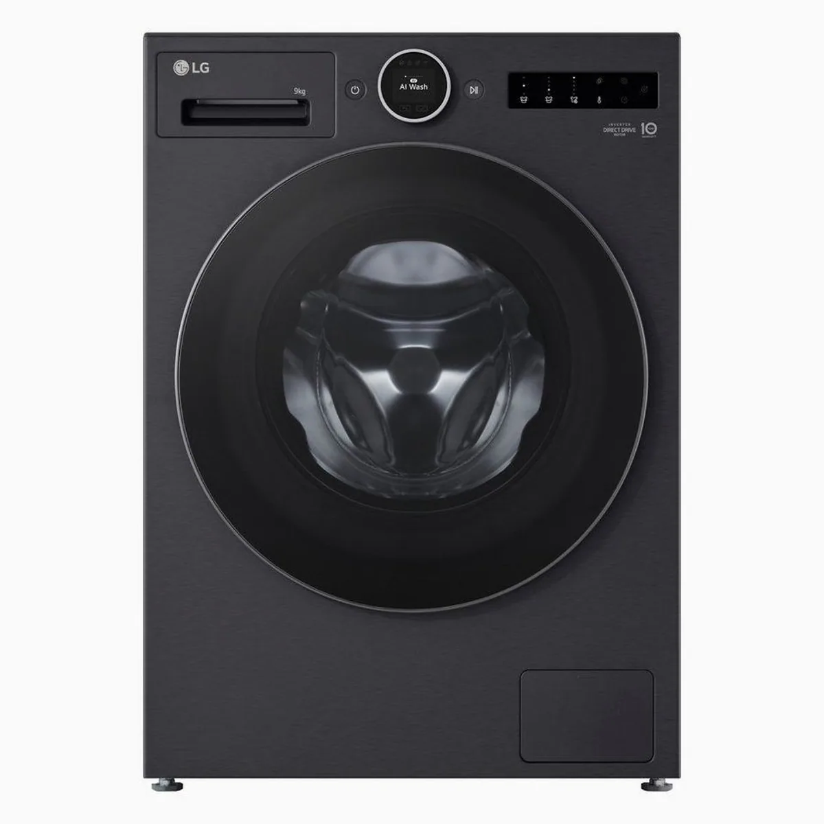 LG F4WX9092B Waschmaschine, 9 kg, 1400 U/min — energieeffizient, Nachlegefunktion, Mengenautomatik 2