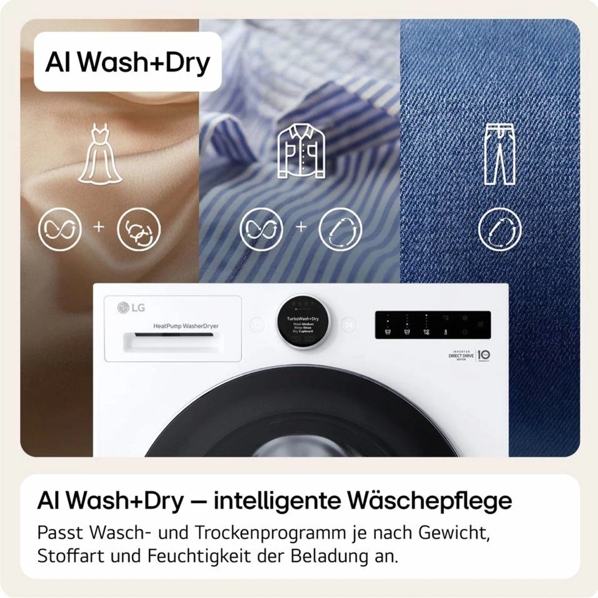 LG Waschtrockner HPWD096C, 9 kg Waschen, 6 kg Trocknen, Energieeffizienz A 4