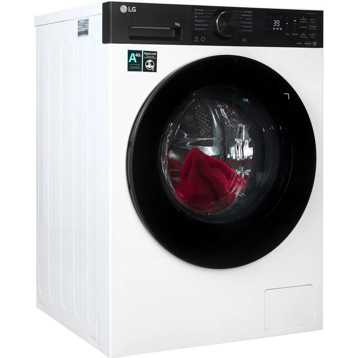 LG F4WX709YP Waschmaschine, 9 kg, 1400 U/min, AI Wash & AquaLock