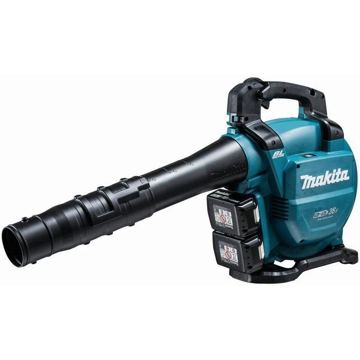 Makita DUB363PT2V Akku-Laubbläser, 65 m/s, 13,4 m³/min, 2 Akkus 18V/5 Ah