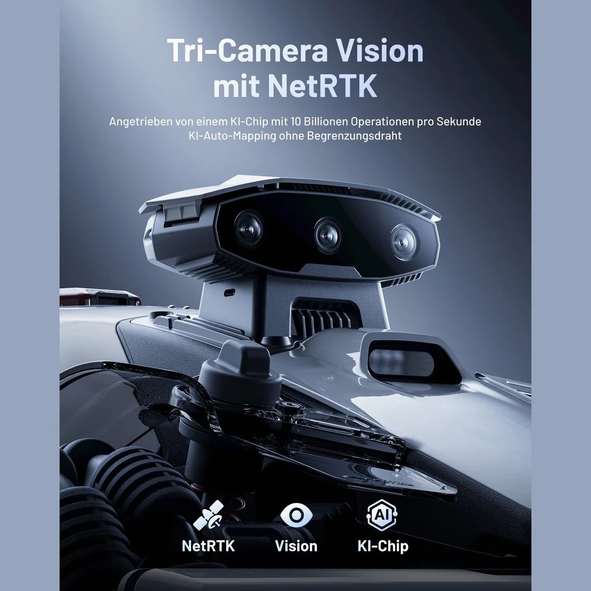 Mammotion LUBA Mini 2 AWD, präzise KI-Kartierung, Allradantrieb, App-Steuerung 2