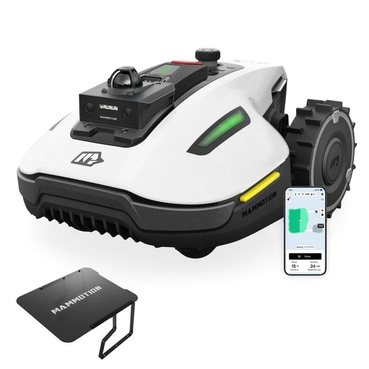 Mammotion YUKA Mini 2 Mähroboter, 360° LiDAR, KI Vision, bis 1000 m²